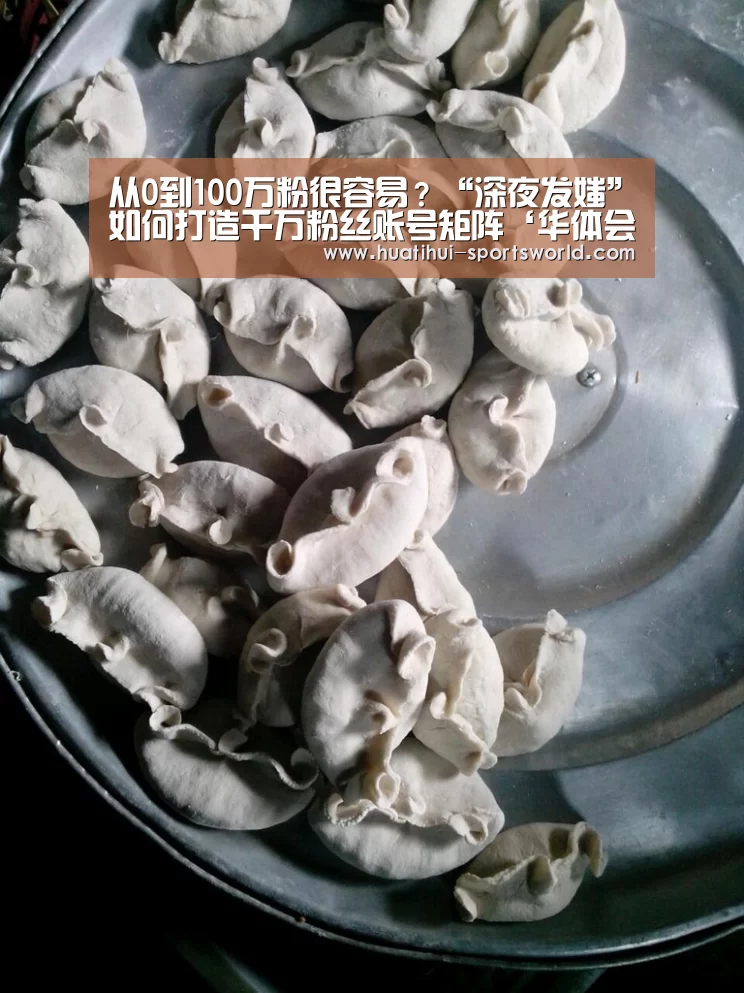从0到100万粉很容易?“深夜发媸”如何打造千万粉丝账号矩阵‘华体会电竞竞猜平台’(图3) 华体会娱乐